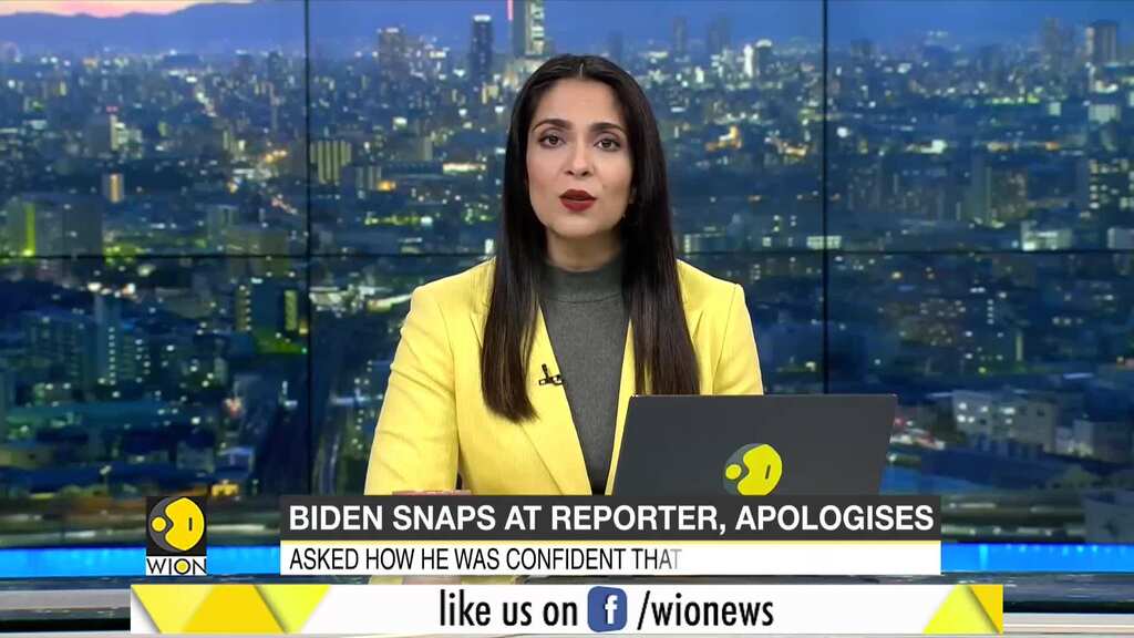 Joe Biden snaps at reporter, apologises post summit for losing cool