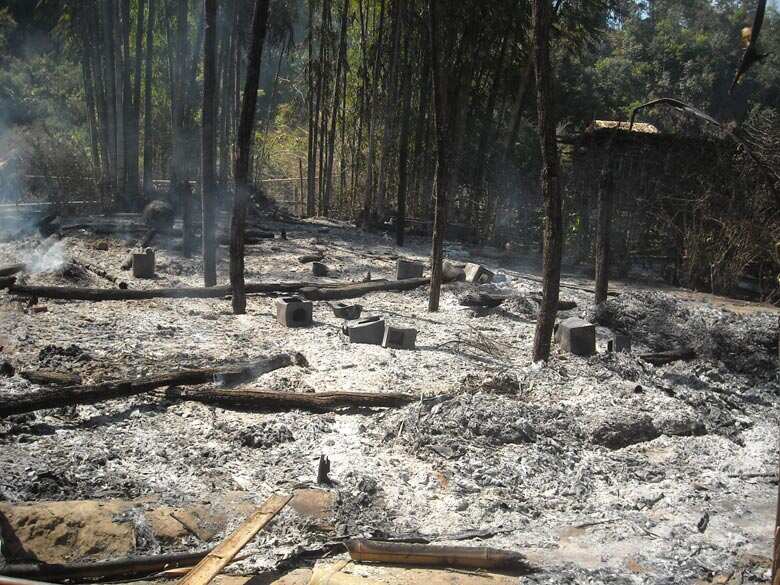 Junta burns Myanmar village in escalating violence