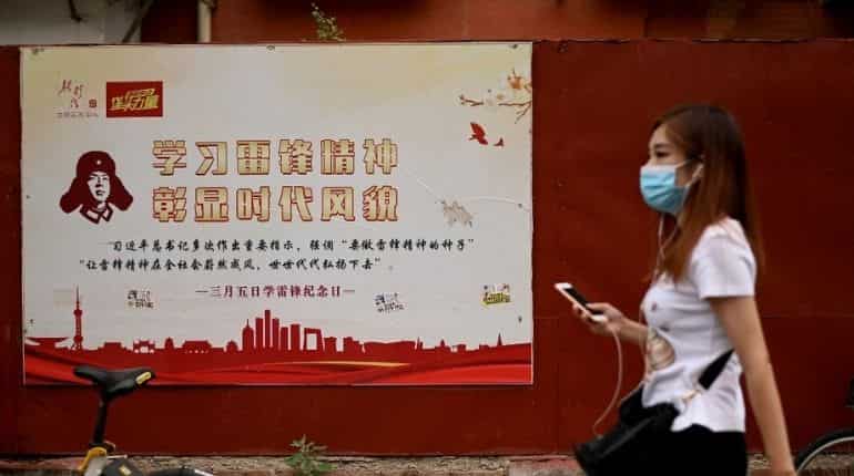 China installs billboards ordering citizens to 'behave' during centenary celebrations of Communist party China installs billboards ordering citizens to 'behave' during centenary celebrations of Communist party