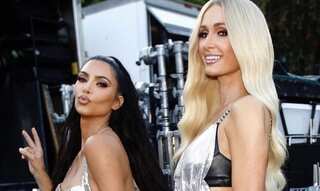 Kim Kardashian shooting for Paris Hilton's latest track 'Best Friend Ass'