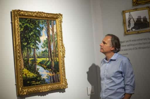 Churchill painting from Onassis superyacht sells for $1.85 million Churchill painting from Onassis superyacht sells for $1.85 million