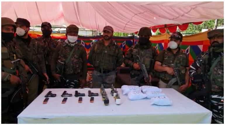 Jammu and Kashmir: Narco terror group busted, heroin and arms recovered Jammu and Kashmir: Narco terror group busted, heroin and arms recovered