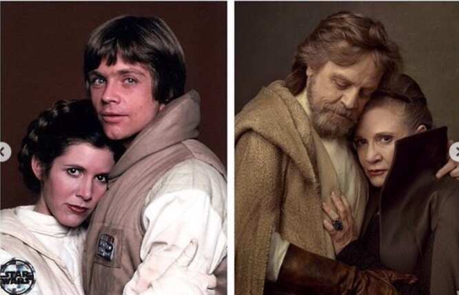 Mark Hamill celebrates his 'Space Sis' Carrie Fisher's star on Hollywood Walk of Fame