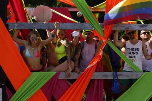 Participants celebrate