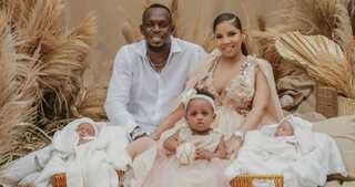 Legendary sprinter Usain Bolt has twin boys - Thunder and Saint Leo