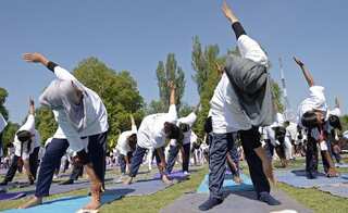 International Yoga Day celebrated across Jammu and Kashmir