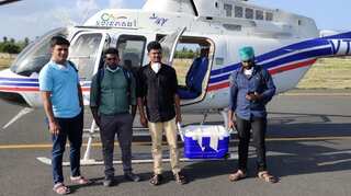 Chennai: Organs of 27-yr old accident victim flown by chopper, to give life to two patients