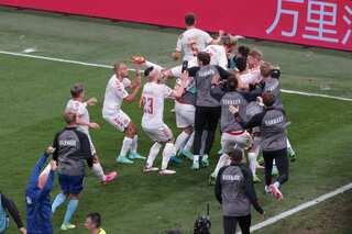 Football: Denmark thump Russia at Euro 2020 to make last 16 in stunning fashion