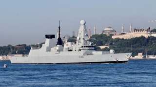 Russia fires warning shots to deter British warship near Crimea