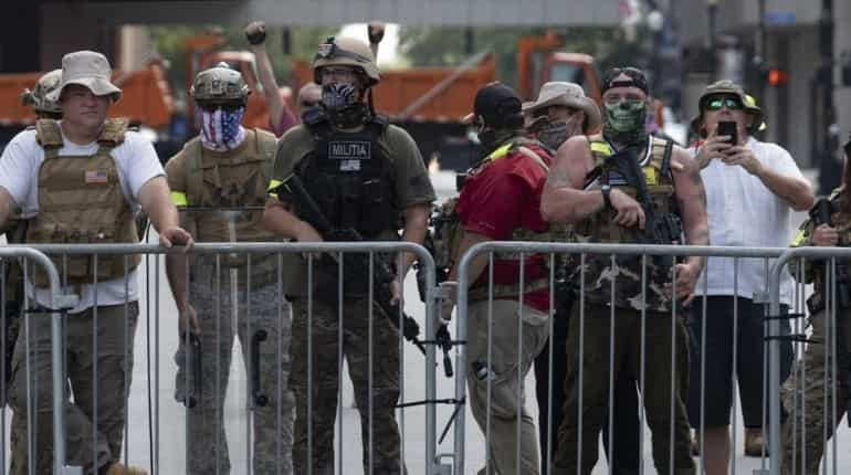 Citing risk of violent extremism, Canada officially names US Three Percenters militia 'terrorist entity' Citing risk of violent extremism, Canada officially names US Three Percenters militia 'terrorist entity'