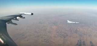 Russia's nuclear-capable bombers fly over Mediterranean Sea in military drill