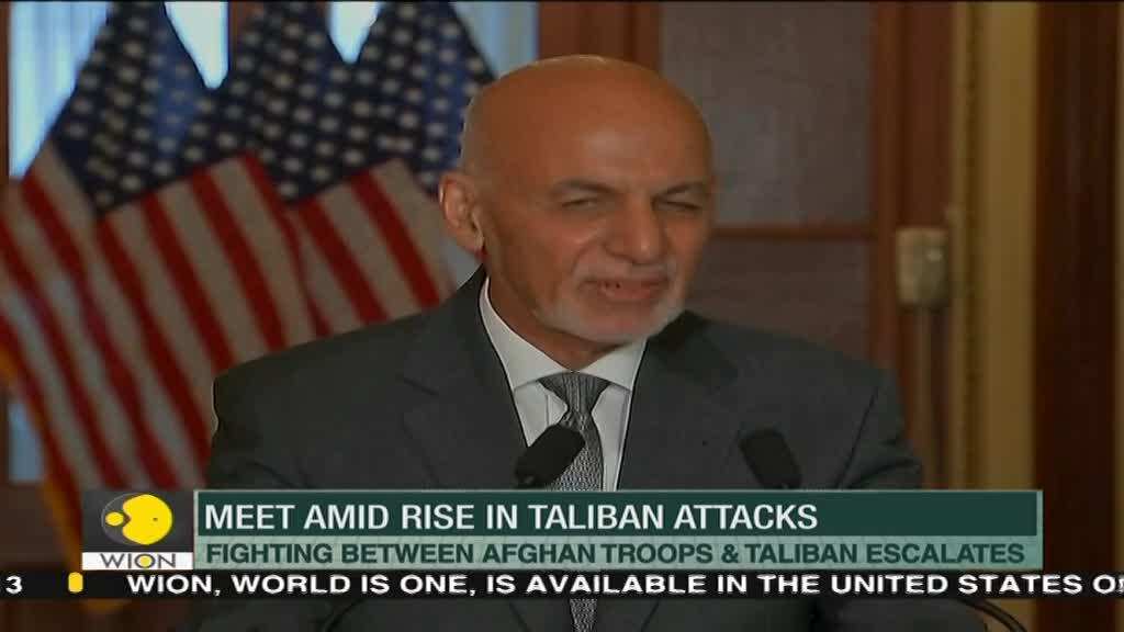 Afghan President Ghani met US House Speaker Nancy Pelosi