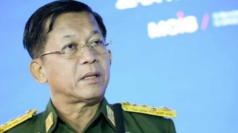 Myanmar's junta leader addresses security conference in Moscow Myanmar's junta leader addresses security conference in Moscow