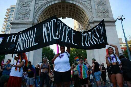 Holding banners