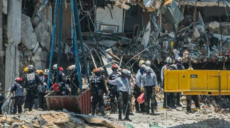 Florida apartment collapse: Death toll climbs to nine as rescuers race to find survivors