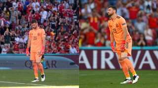 Football: Twitter erupts after Unai Simon scores a bizarre own goal in Euro 2020 - WATCH