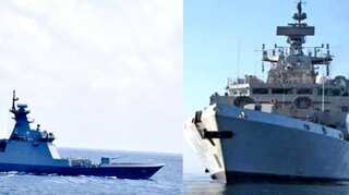 Indian Navy takes part in military exercise with South Korean ship in East China Sea