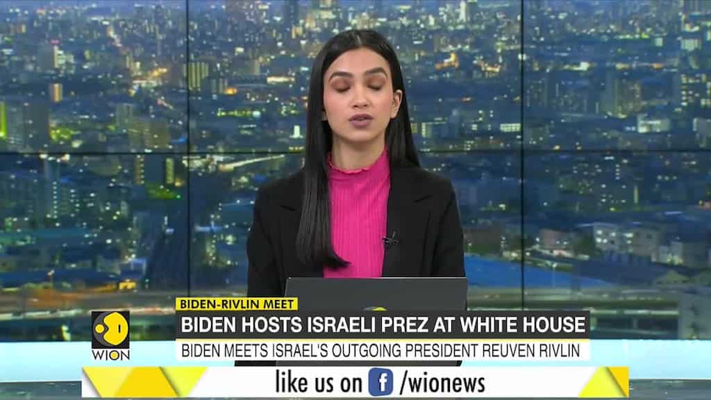 US President Joe Biden hosts Israeli President Reuven Rivlin at White House