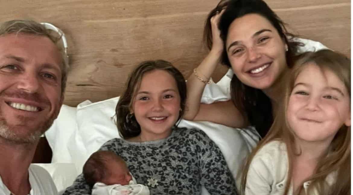 Gal Gadot and Jaron Varsano welcome third daughter with a sweet family picture