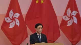Hong Kong returning to stability after 'chaos', says acting chief executive John Lee