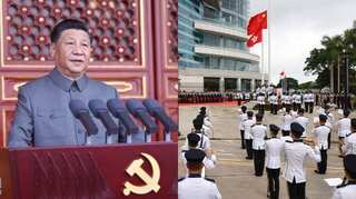 President Xi Jinping hails 'irreversible' rise of China on Communist Party centenary