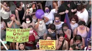 Protests in Turkey as it withdraws from treaty against domestic violence