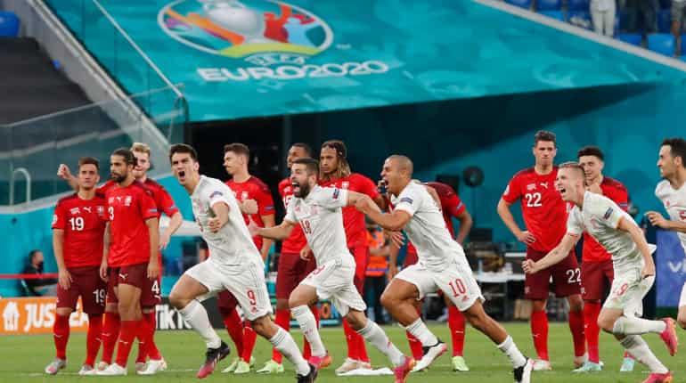Euro 2020: Spain conquer penalty demons to reach semis against gallant Swiss