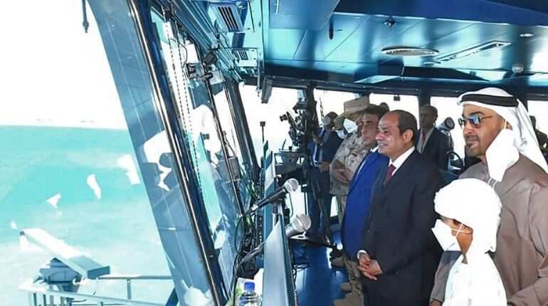 Egypt opens strategic Mediterranean naval base