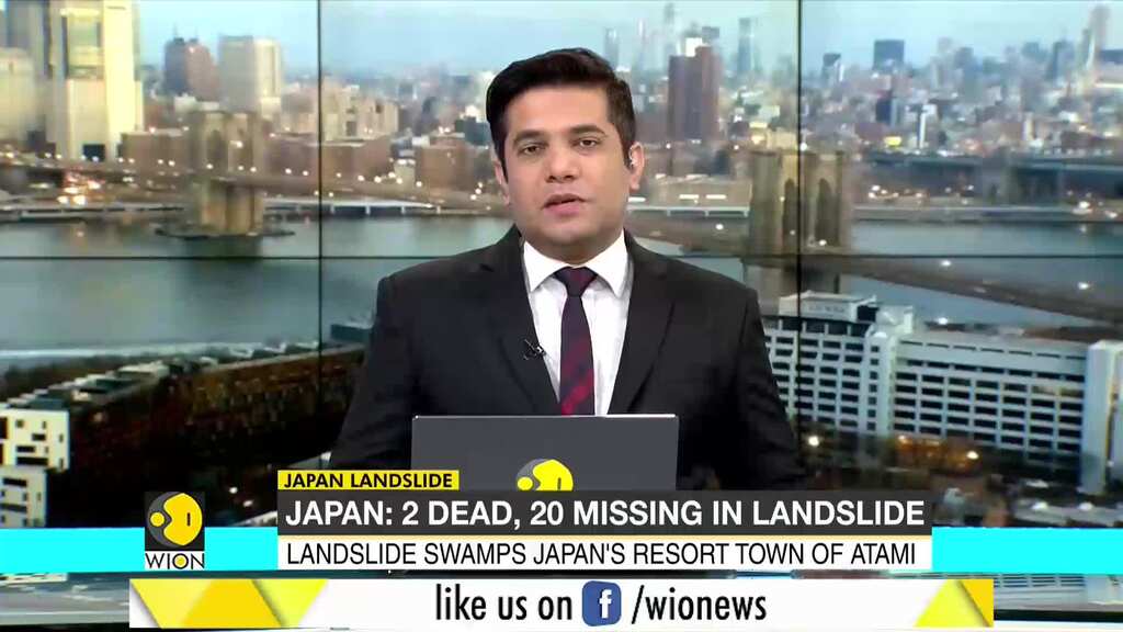 Japan: 2 dead, 20 missing in landslide