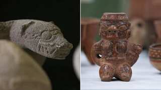 Looted treasures begin a long journey home from France