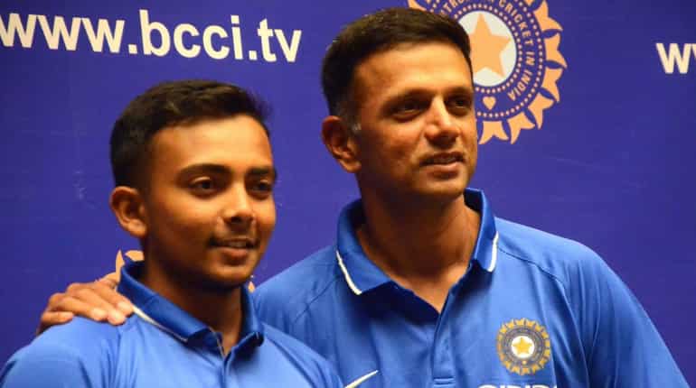 Cricket: Prithvi Shaw lauds Rahul Dravid's ‘out of the world’ coaching style Cricket: Prithvi Shaw lauds Rahul Dravid's ‘out of the world’ coaching style