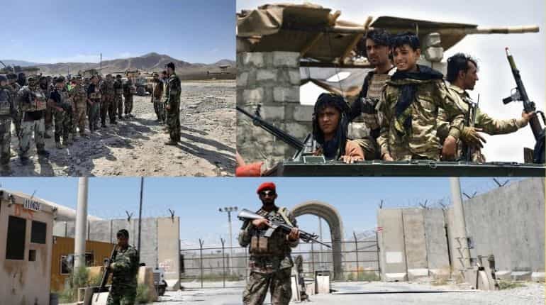Hundreds of Afghan troops flee to Tajikistan as Taliban advances