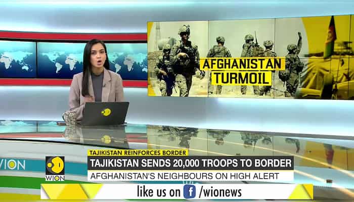Tajikistan sends 20,000 troops to border with Afghanistan