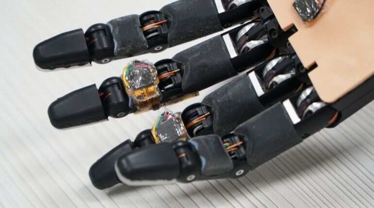In pics: 'Smart foam' helps robotic arm sense nearby objects and repair self