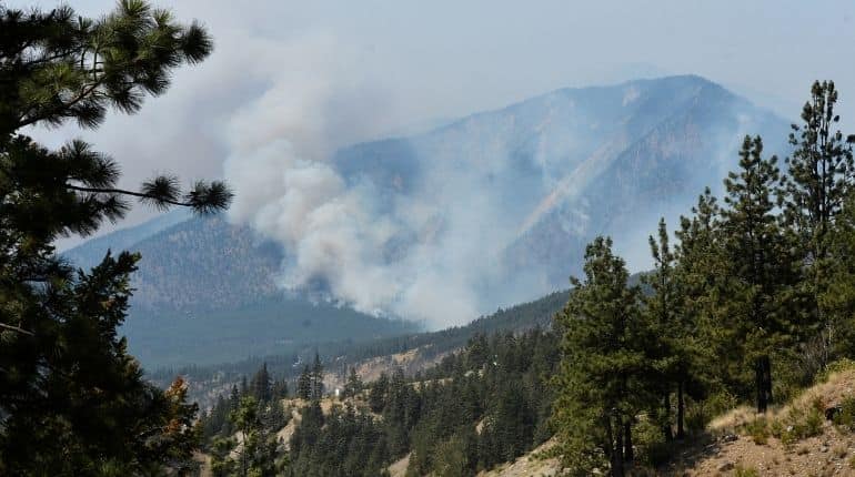 Wildfire triggers massive heatwave
