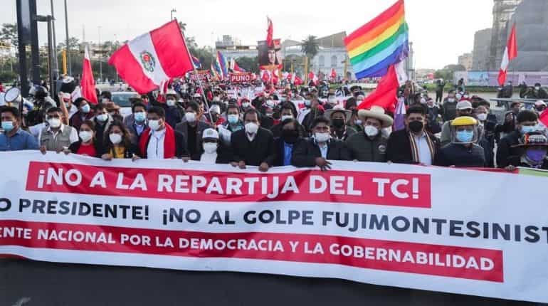 'Peru wants a president': Thousands march in Lima as election result drags