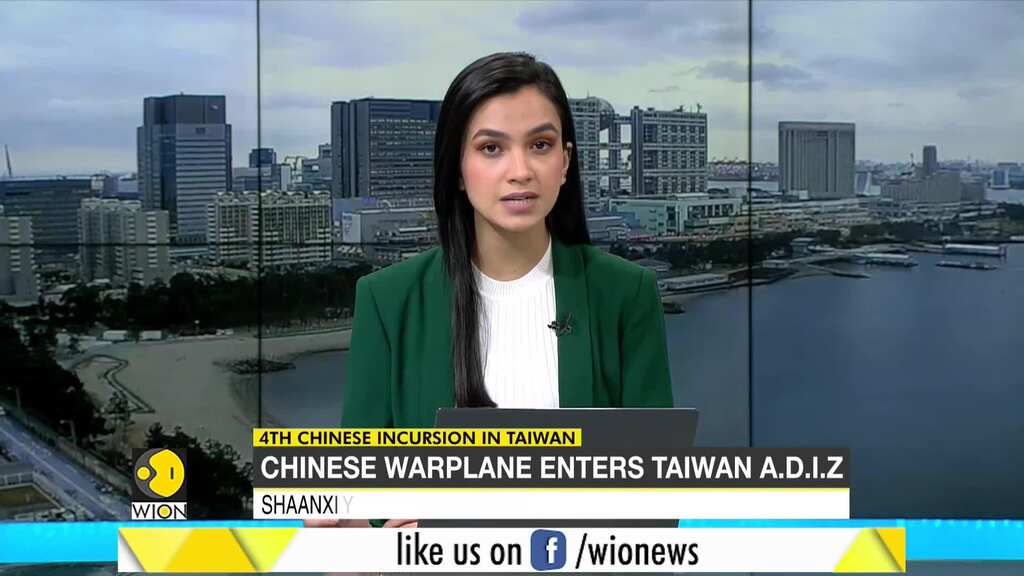 Chinese warplane enters Taiwan's air defence identification zone, 4th incursion this month