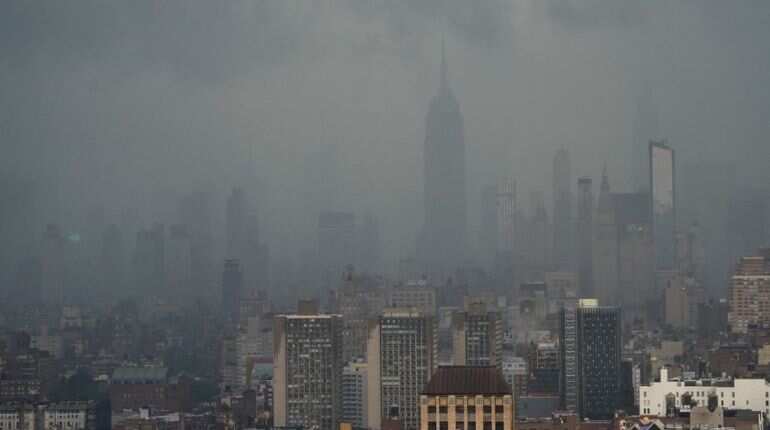 Flooding in New York as Storm Elsa expected to hit