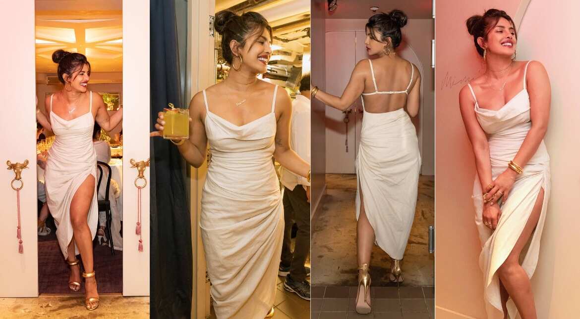 A smoking hot Priyanka Chopra Jonas gives us a tour of her new restaurant in NYC. We are distracted by her