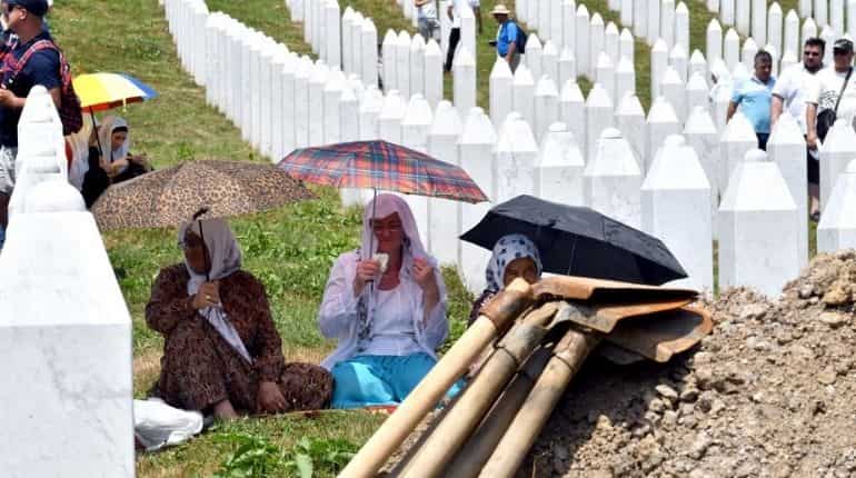 Srebrenica victims buried 26 years after genocide Srebrenica victims buried 26 years after genocide