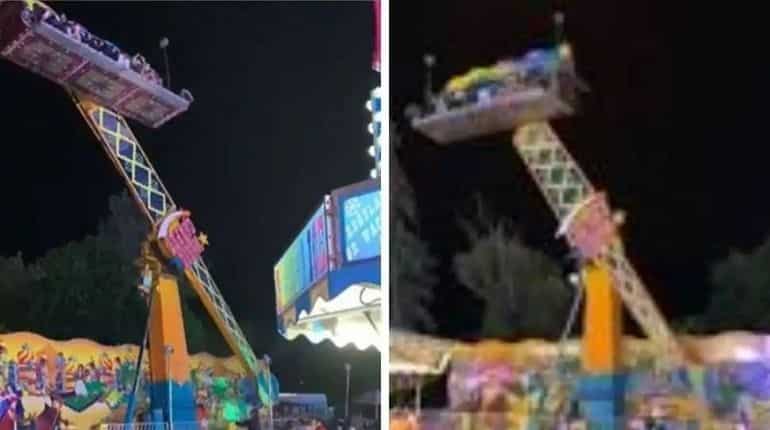 Watch: Amusement ride goes out of control at a US carnival