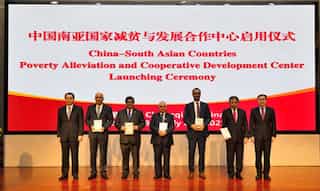 China excludes India from South Asian poverty alleviation initiative
