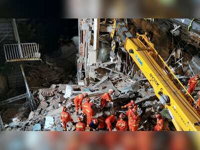 Hotel collapse in China leaves at least 8 people dead
