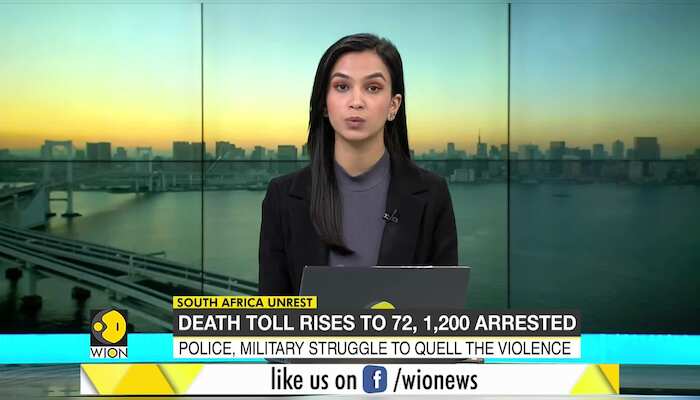 South Africa riots: Death toll passes to 72 after imprisonment of former President Jacob Zuma