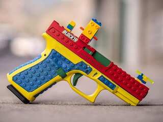 How dangerous is that? A real pistol that looks like Lego toy faces outrage