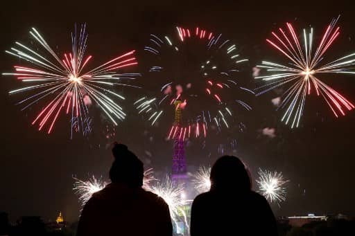 Watching fireworks