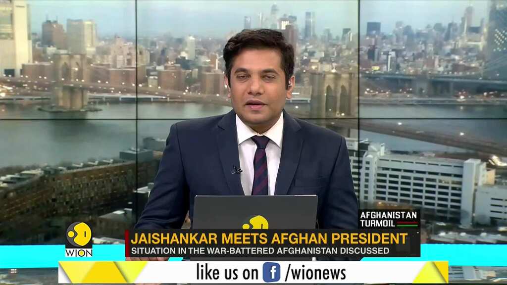 Indian EAM meets Ashraf Ghani  in Tashkent, discusses situation in Afghanistan