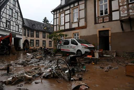 Damaged vehicles