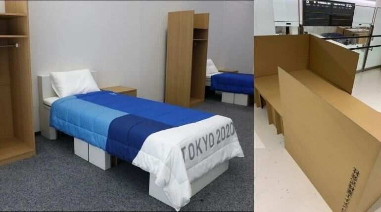 Tokyo Olympics organisers assure that cardboard beds are 'sturdy' after 'anti-sex' reports