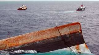 At least 15 people missing after ship sinks in Liberia